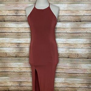 Fashion Nova| Maxi Dress| Medium| Clay